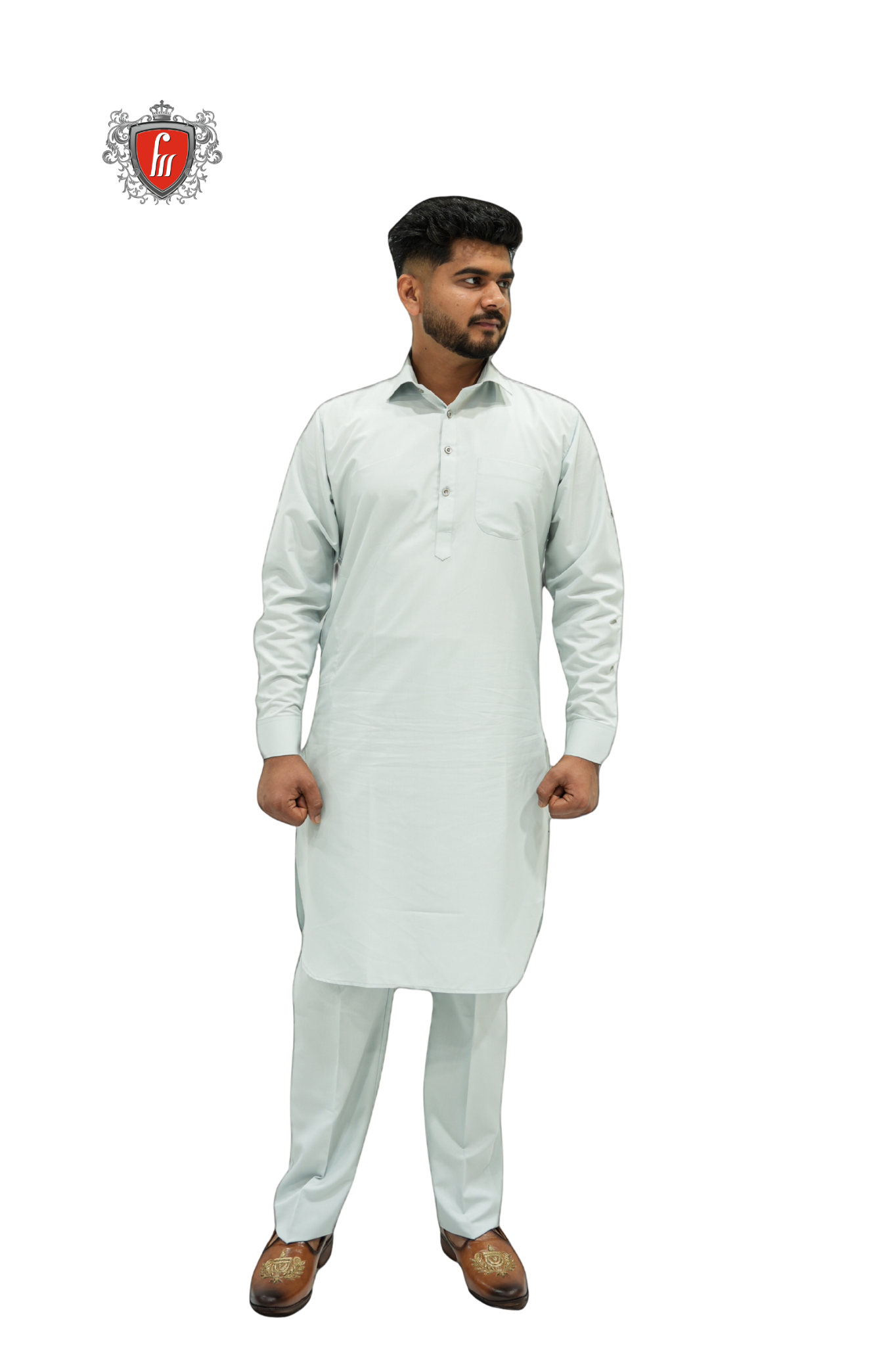 Men’s Cotton Kurta Pajama Set – Classic Solid Colors – Traditional Indian Wear