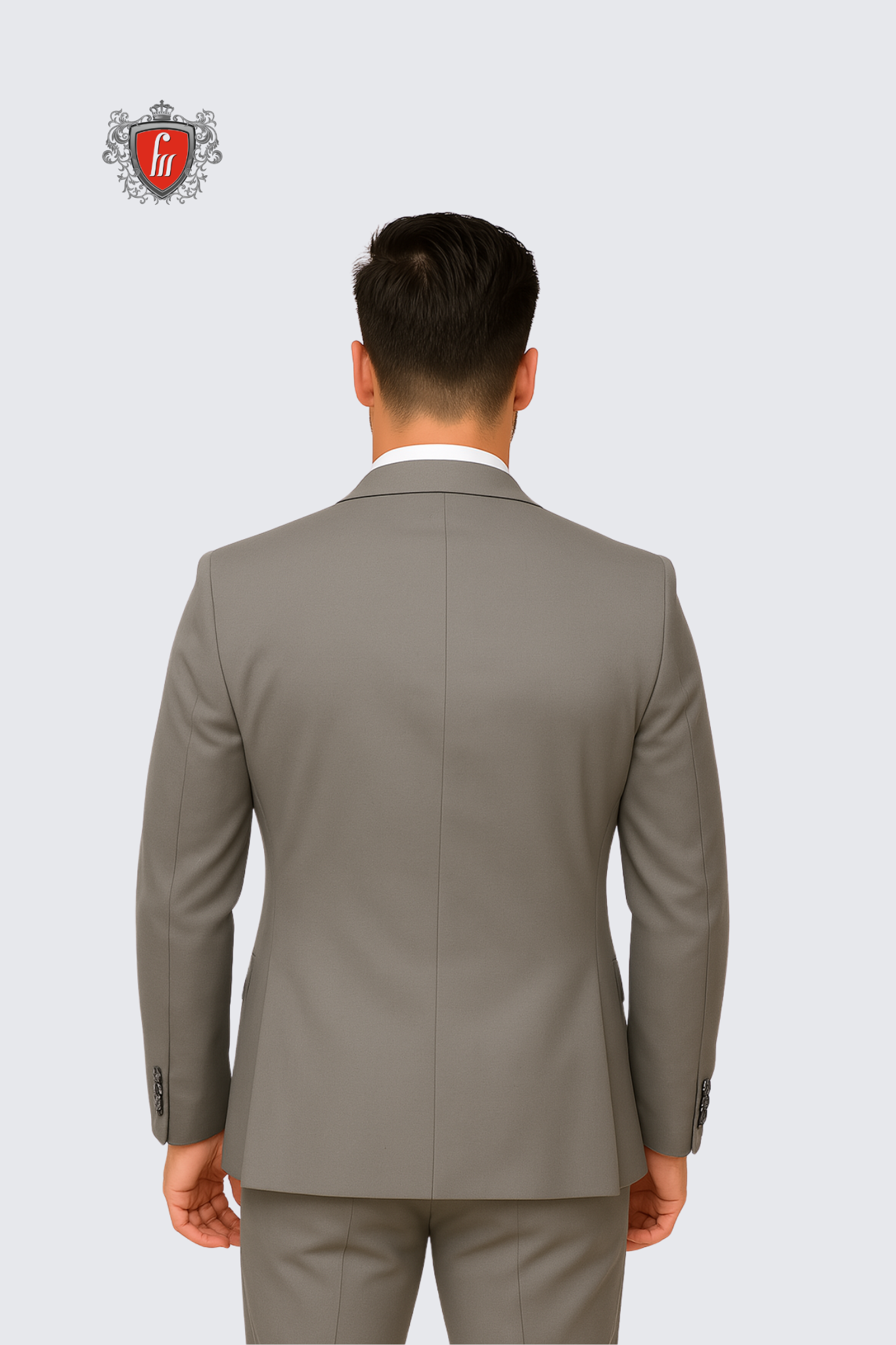 Sleek Charcoal Grey Men's Suit - Power Dressing for the Modern Era