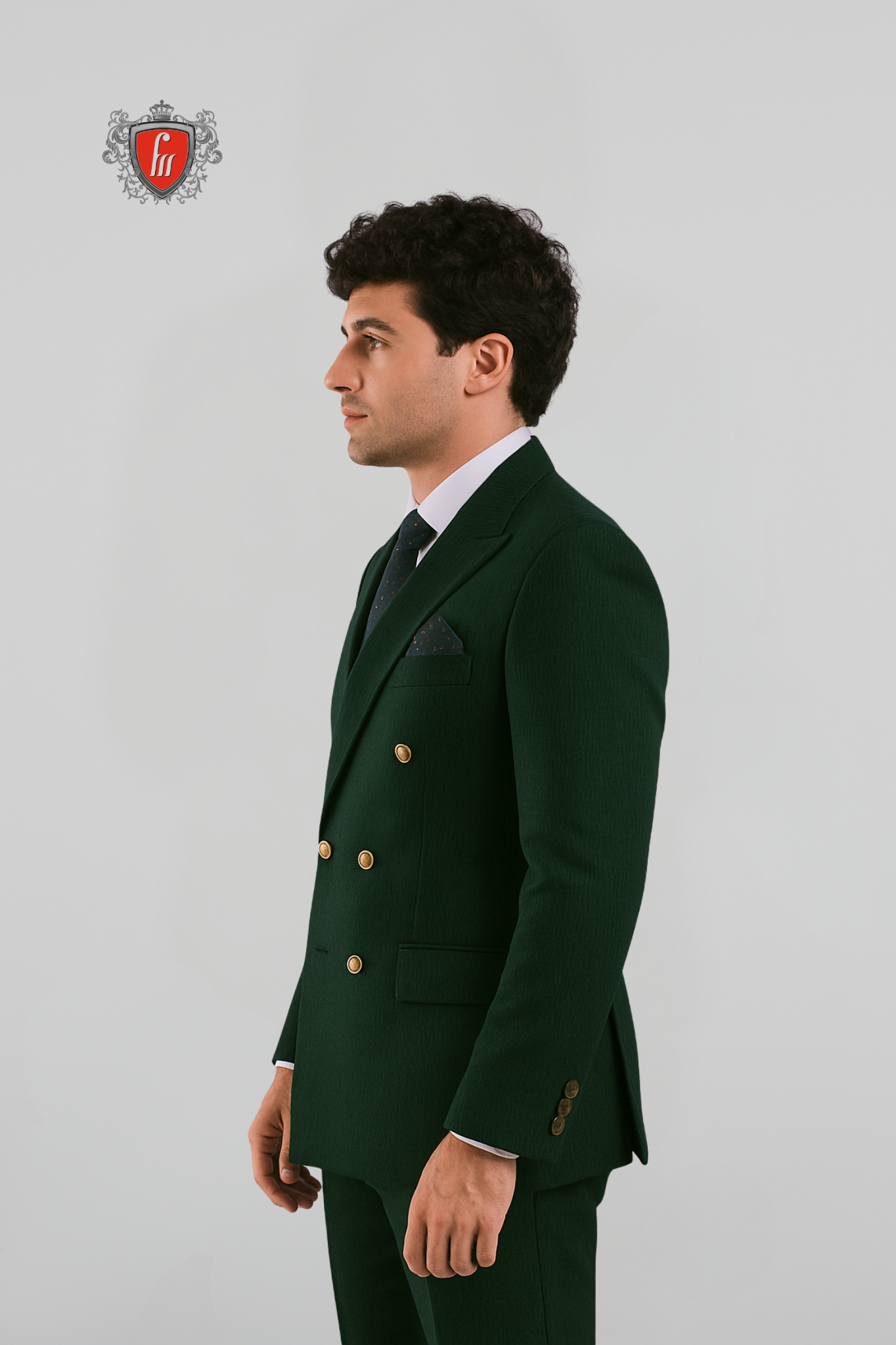 Men’s Elegant Dark Green Suit – Sophisticated Tailoring for Celebrations