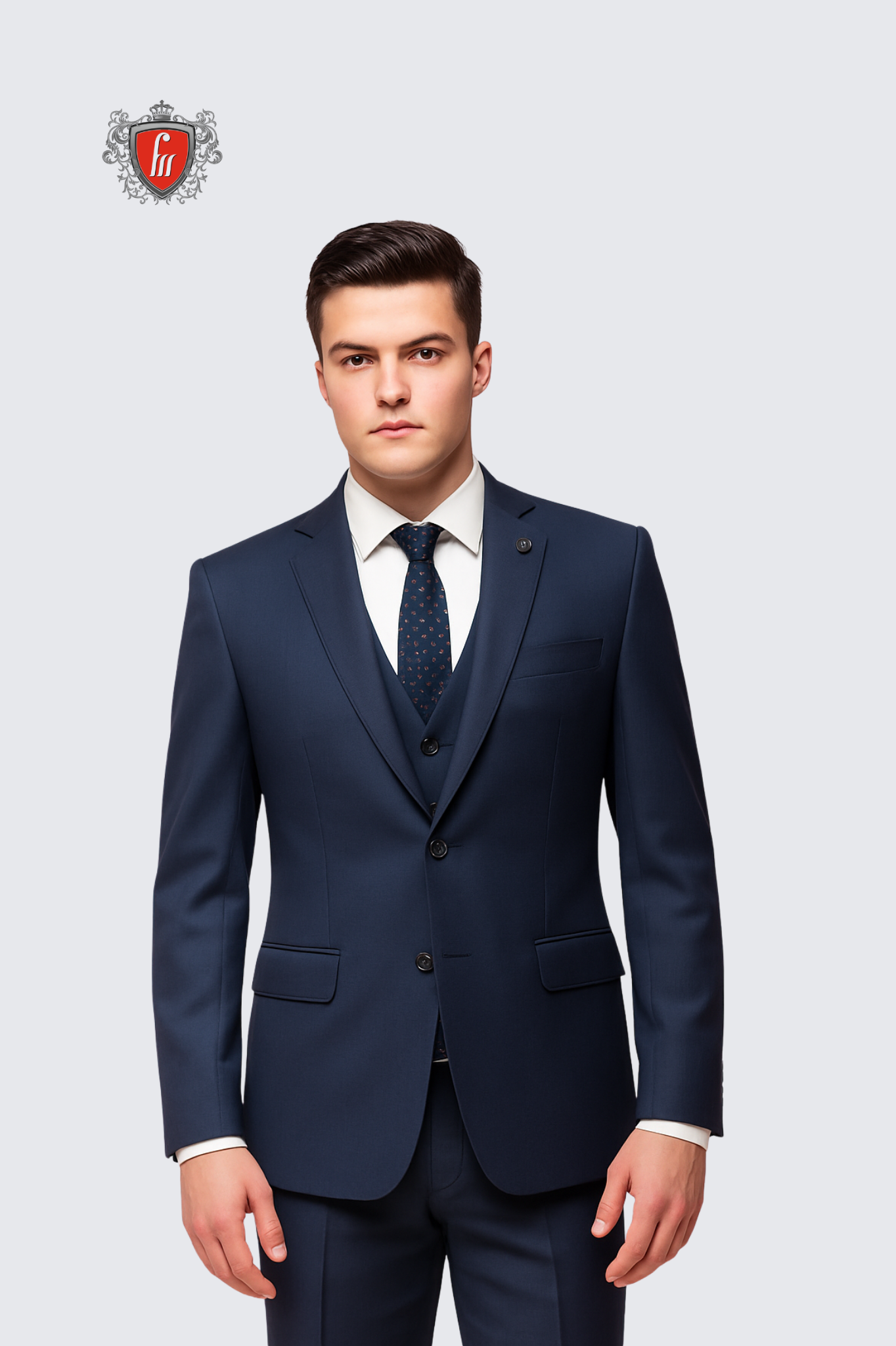 Men’s Pickled Bluewood Tailored Suit – Sky-Blue Elegance Redefined