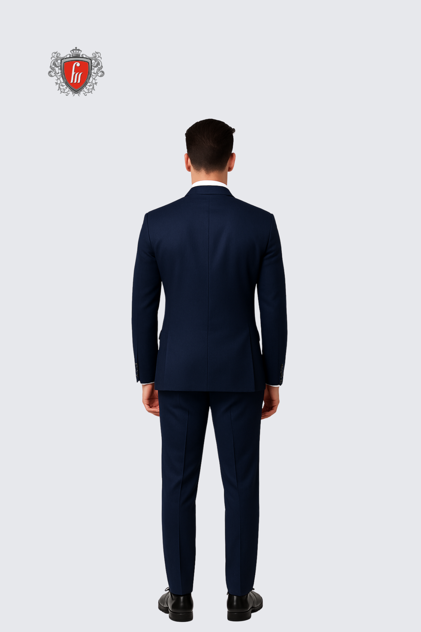 Graphite Black Three-Piece Men’s Suit – Classic Sophistication Meets Modern Style