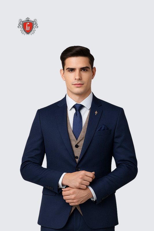 Summer Light Blue Men’s Suit – Sleek, Contemporary & Versatile