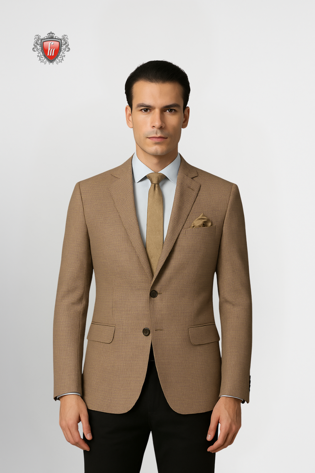 Elegant Olive Grey Formal Blazer for Men – Contemporary Tailored Jacket