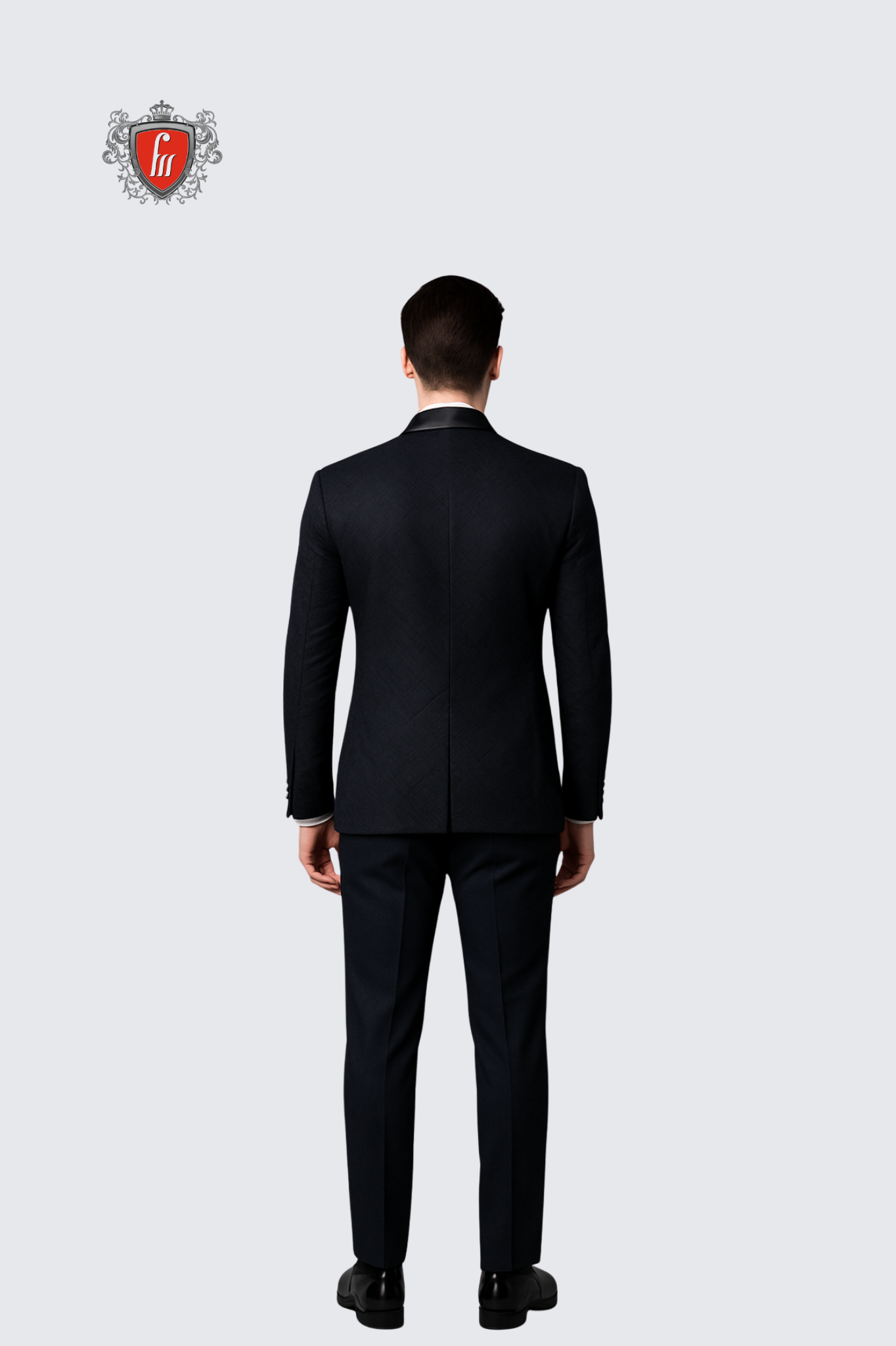 Luxury Men's Navy Blue 3-Piece Designer Suit – Crafted for Timeless Celebrations