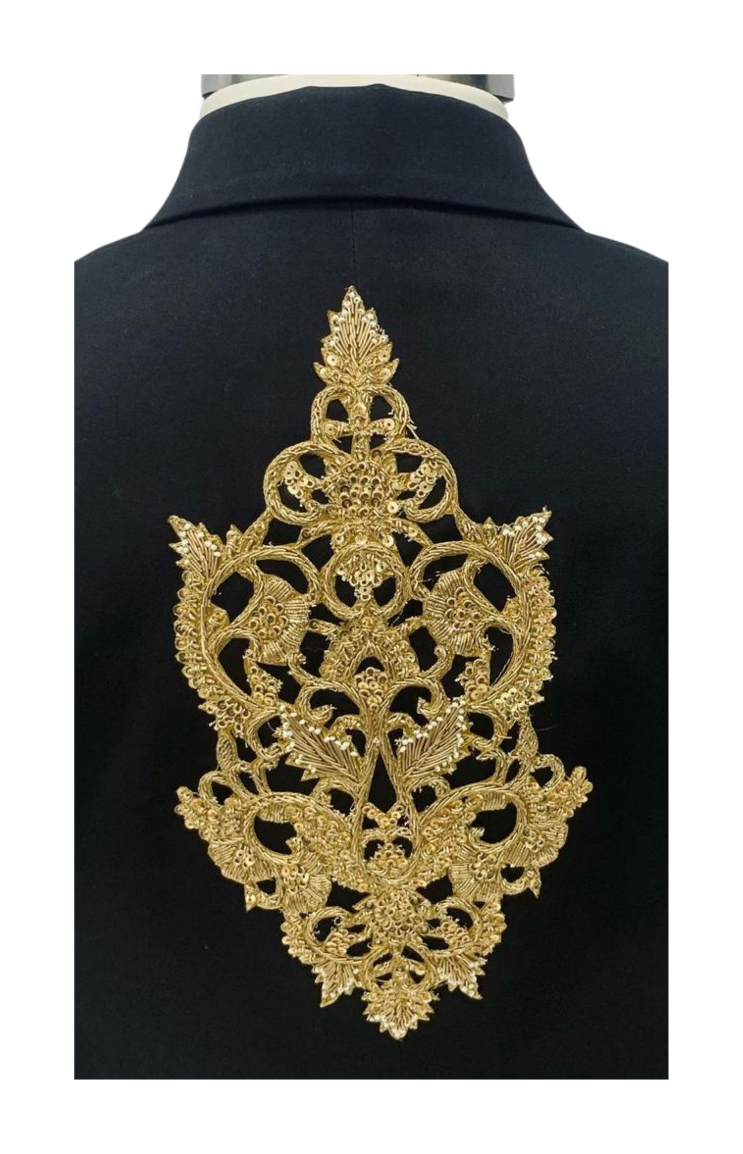 Men’s Black & Gold Statement Suit – Royal Look for Grand Occasions