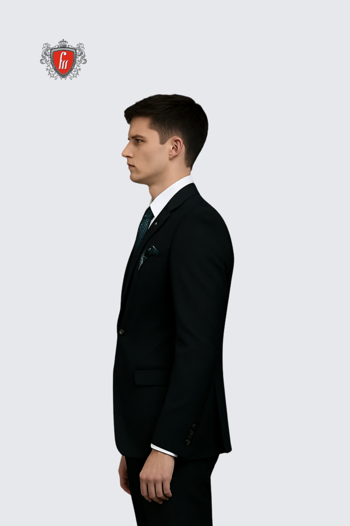 Men’s Racing Green Tailored Suit – Elegant Formalwear