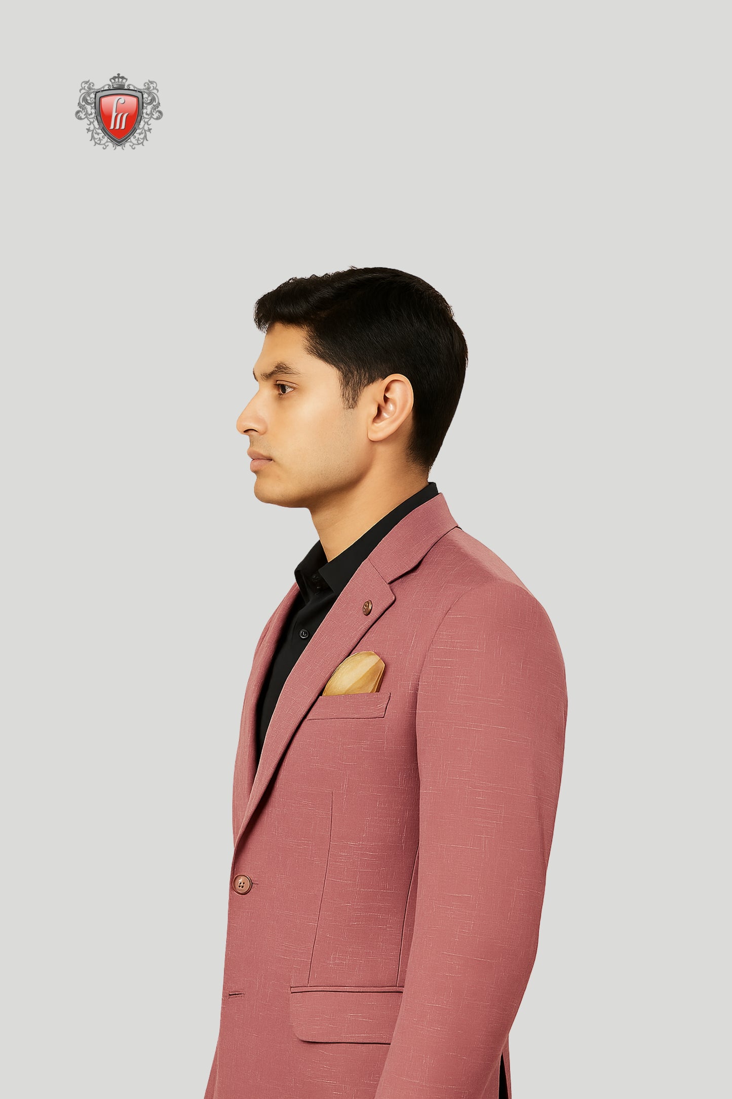 Tailored Dusty Pink Blazer for Modern Men – Own the Spotlight in Style