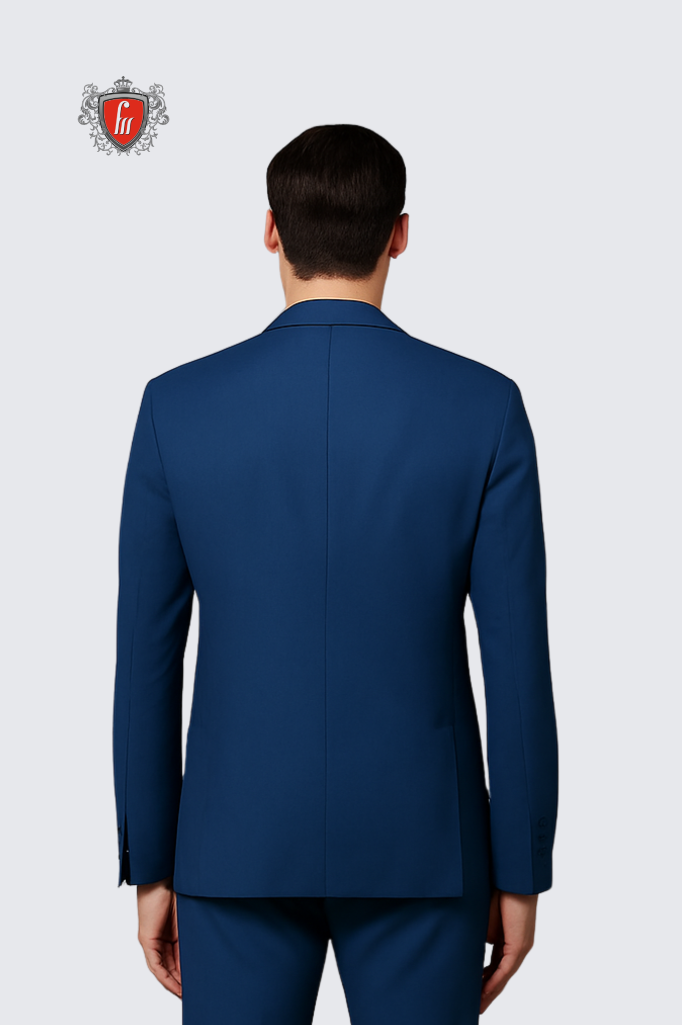 Men’s Dark Grey-Blue Suit – Tailored, Sleek Formalwear for Weddings & Business