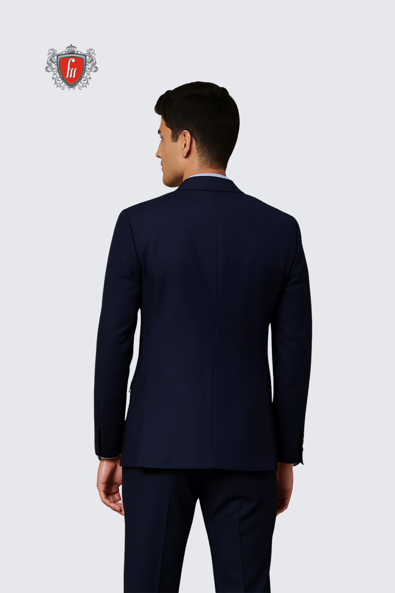 Men’s Nile Blue Tailored Suit – Elegant Formalwear for Weddings & Business