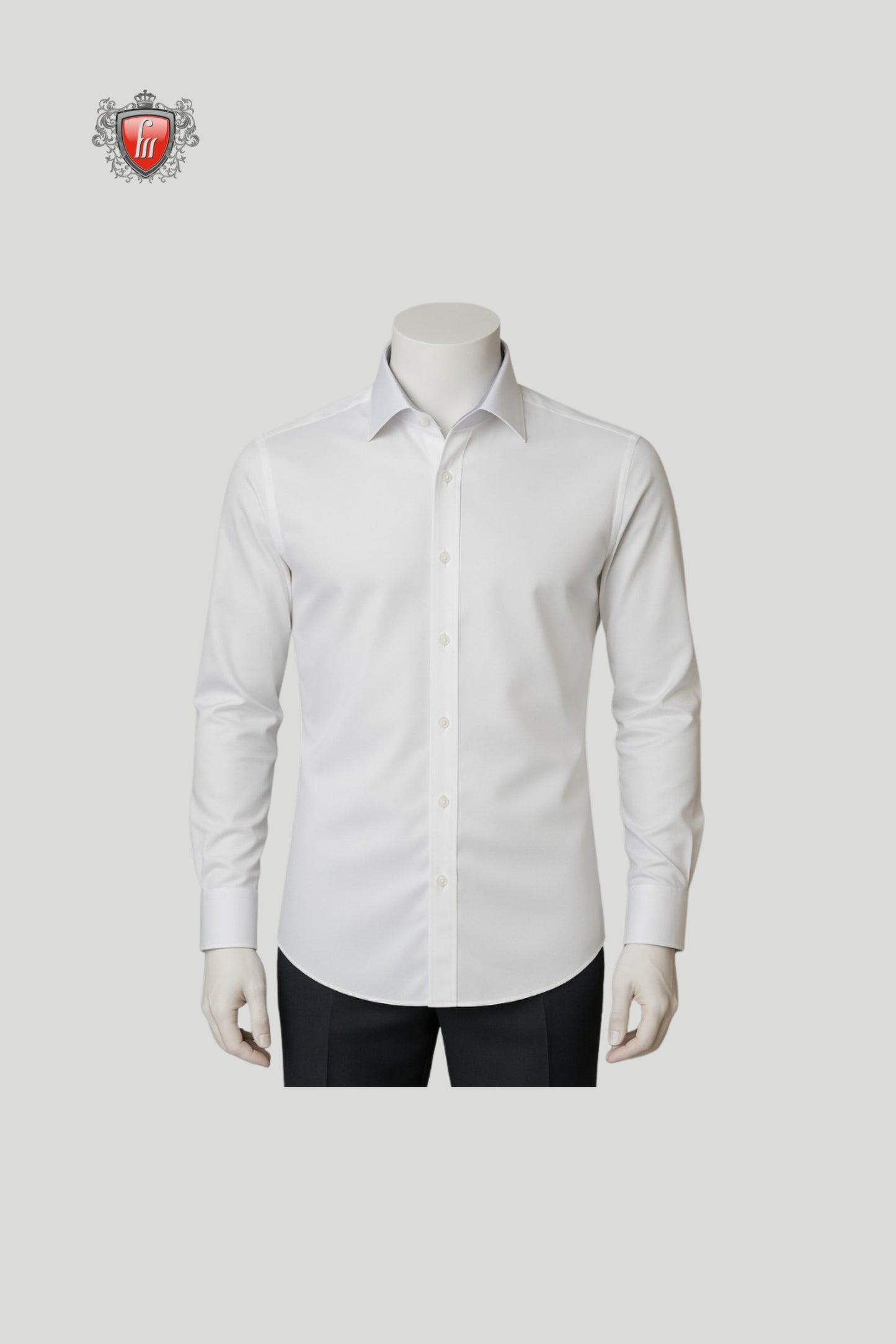 Men’s Classic White Formal Shirt – Timeless Elegance for Every Occasion