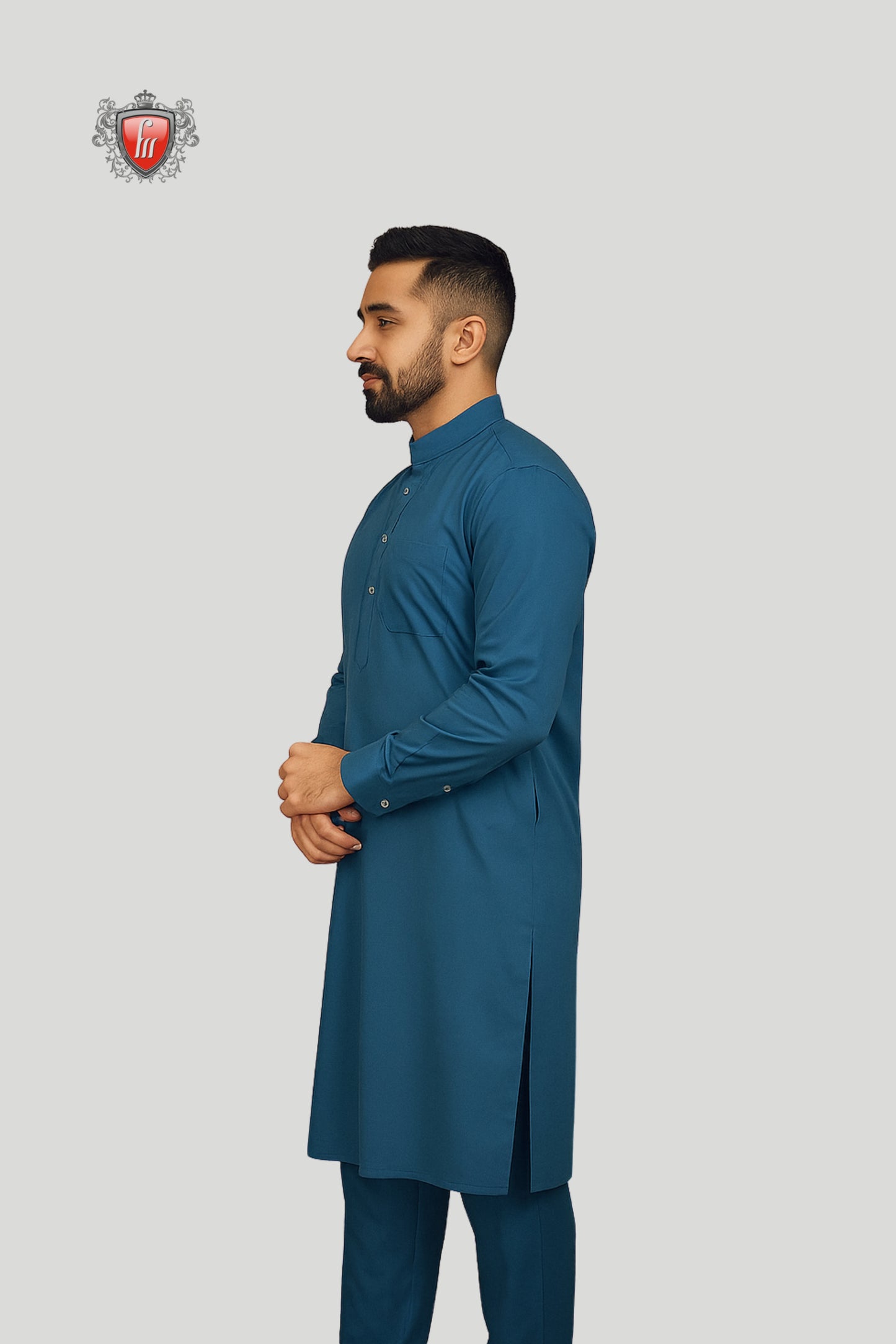 Designer Men’s Royal Blue Kurta Pajama – Premium Occasion Wear