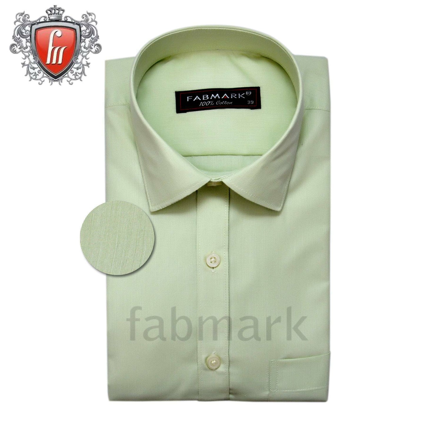 Pista Green Cotton Shirt - Everyday Essential with a Twist