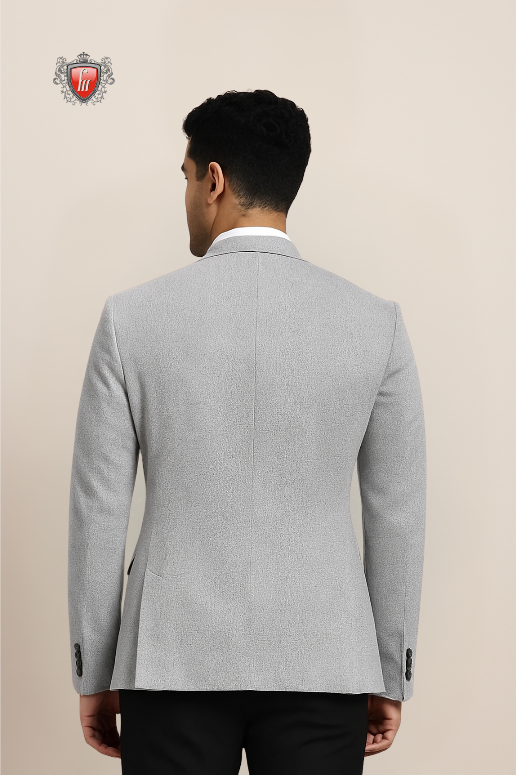 Men’s Light Grey Wedding Blazer – Modern & Versatile Suit Jacket