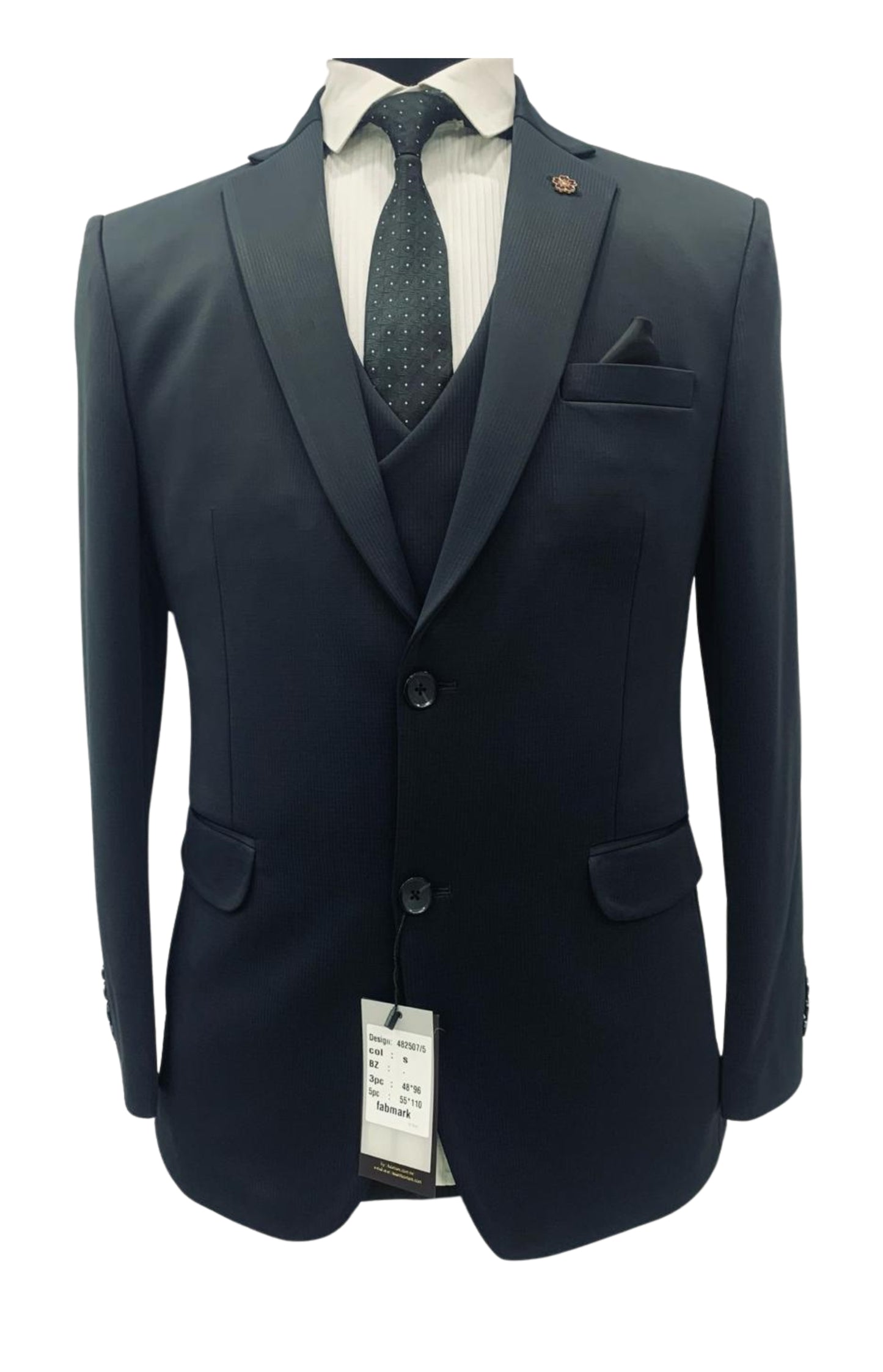 Men’s Graphite Black Slim-Fit Suit – Modern Elegance for Every Occasion
