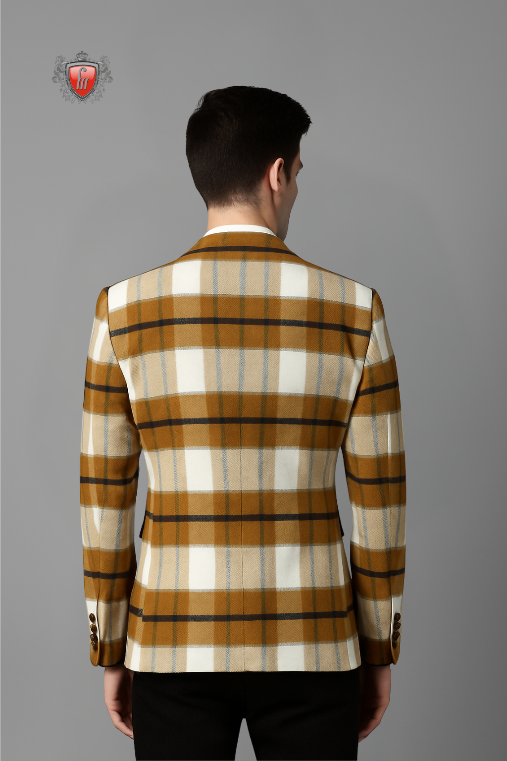 Men’s Milk-Chocolate Suit – Tailored Style for Weddings & Business