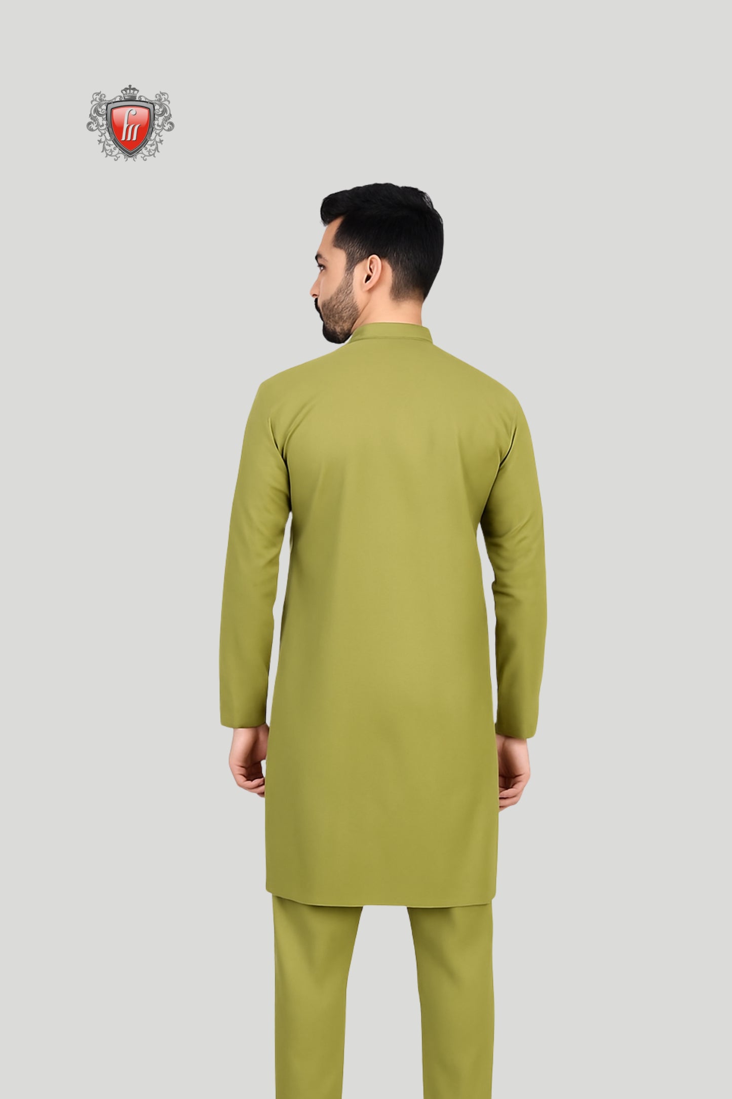 Olive Green Kurta Pajama – Minimalist Style with Modern Appeal