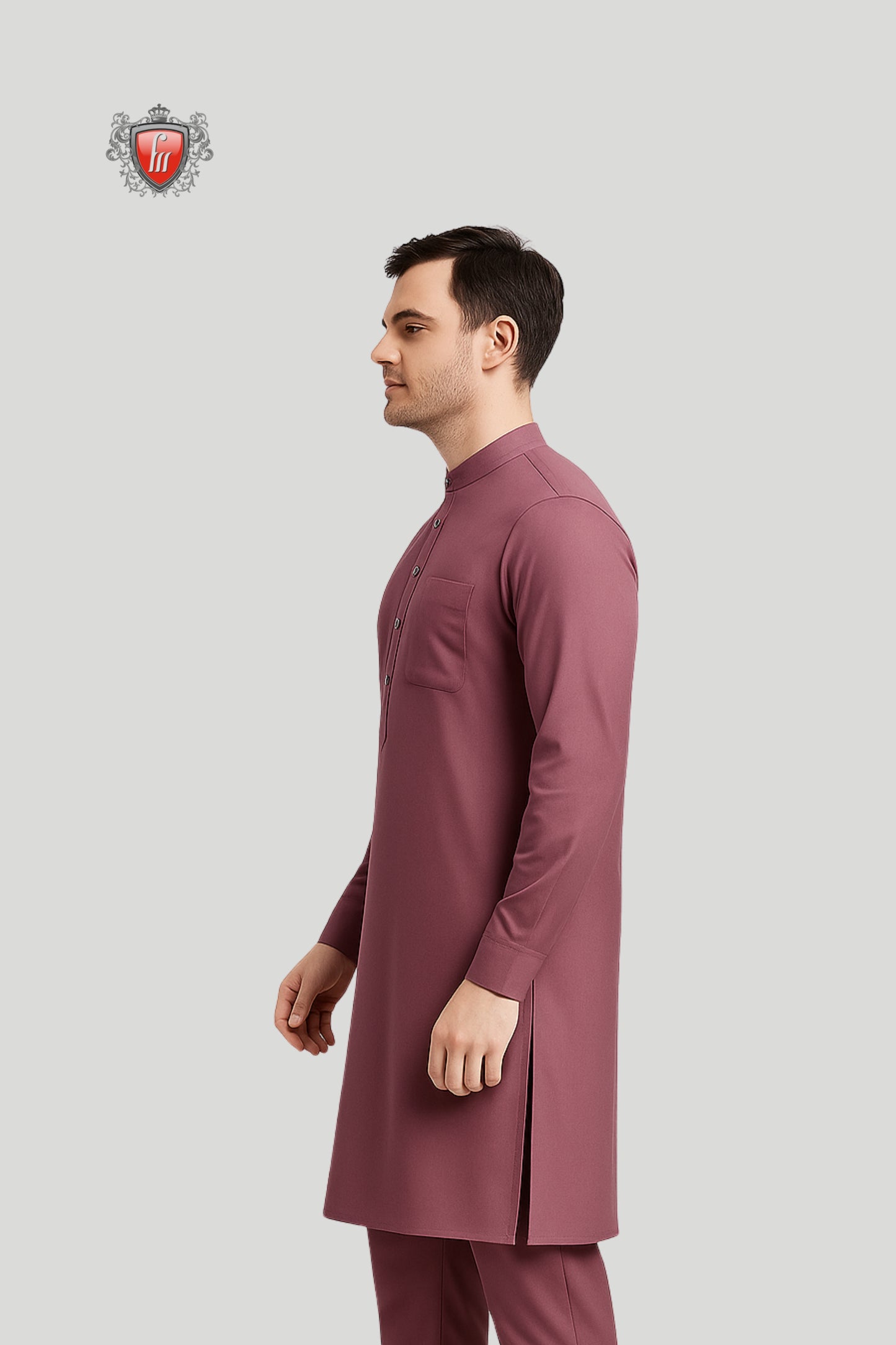 Mauve Kurta Pajama – Elegant Minimalist Ethnic Wear