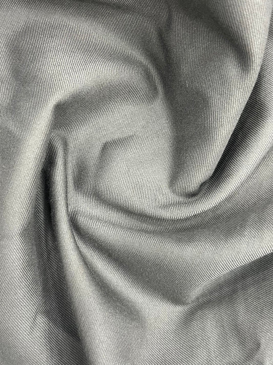 Soft Light Grey Twill Fabric – Timeless Summer Classic (1 Meter)