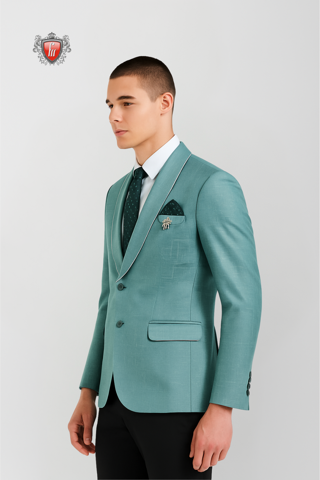 Men’s Premium Green Formal Blazer – Stylish Seasonal Occasion Wear