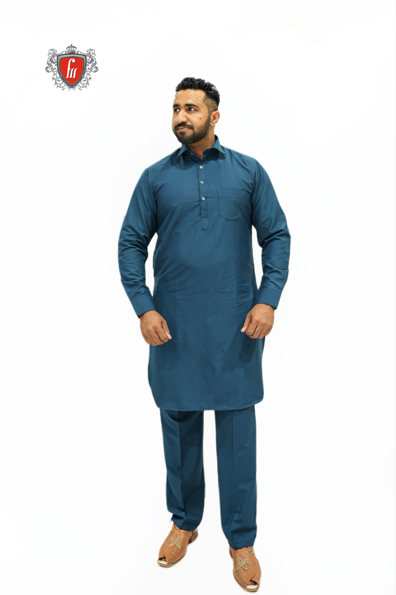 Designer Men’s Royal Blue Kurta Pajama – Premium Occasion Wear