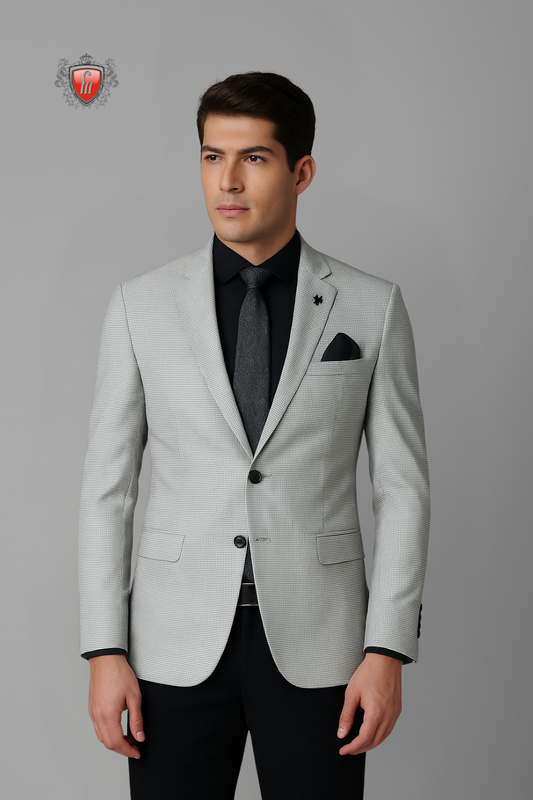 Costume pour homme blanc et noir - Tenue élégante et audacieuse pour les occasions spéciales