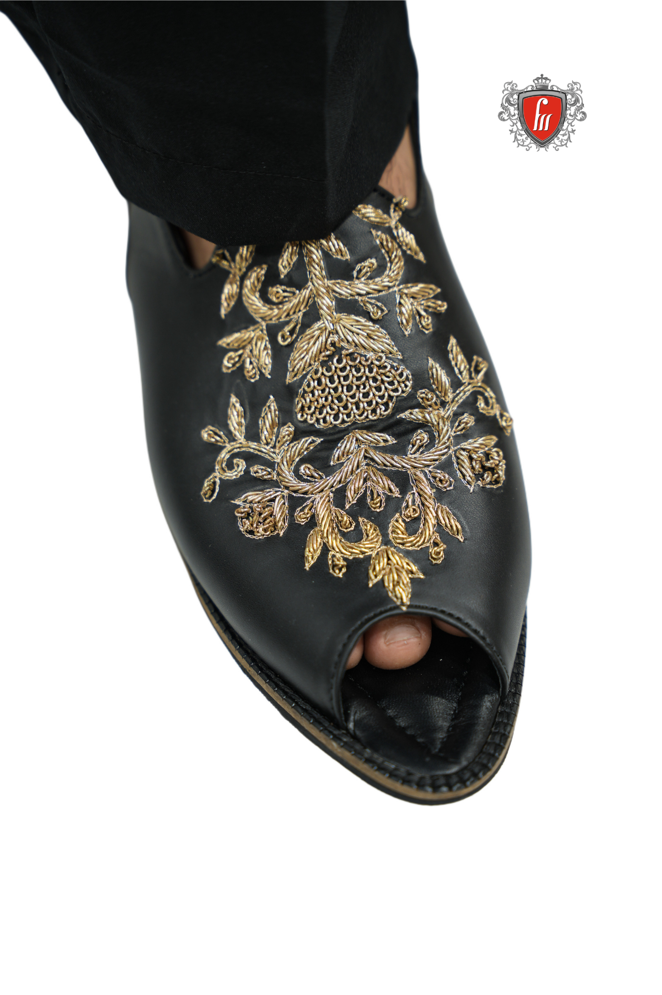Men’s Black Peshawari Sandals – Regal Ethnic Footwear