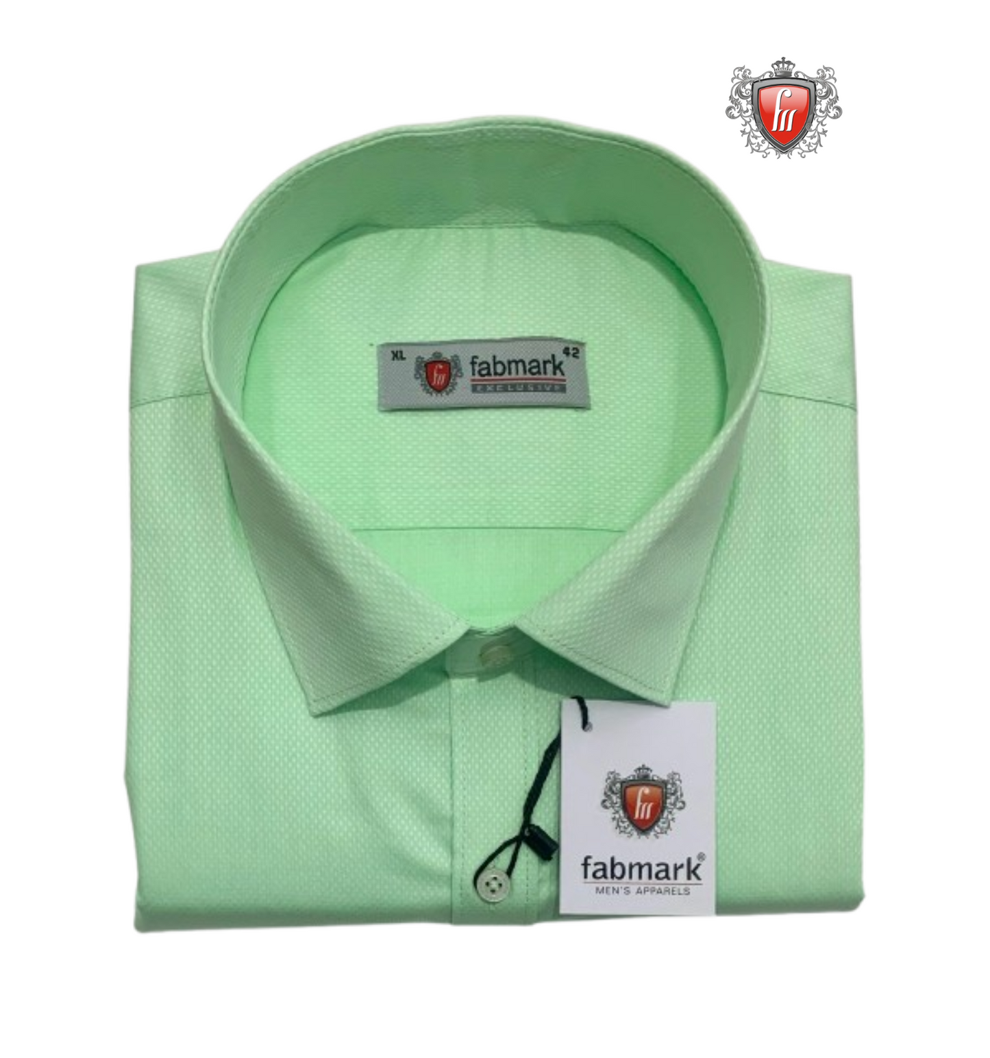 Fabmark Green Formal Shirt – Modern Gentleman’s Pick