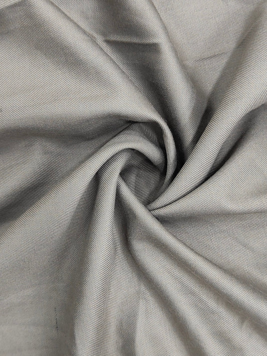 Breezy Natural Grey Twill Fabric – Soft & Versatile Summer Essential (1 Meter)