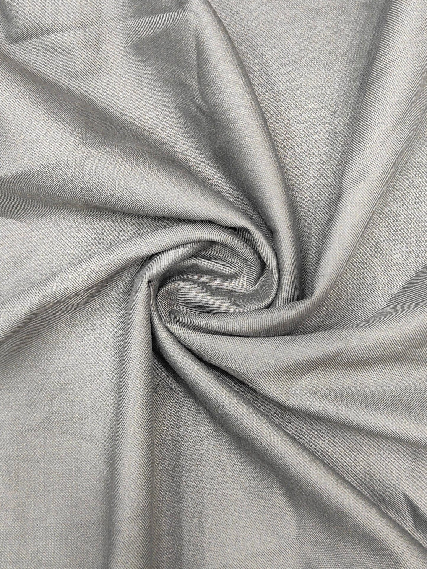 Premium Pearl Grey Twill Fabric – Ultra-Soft Summer Essential (1 Meter)