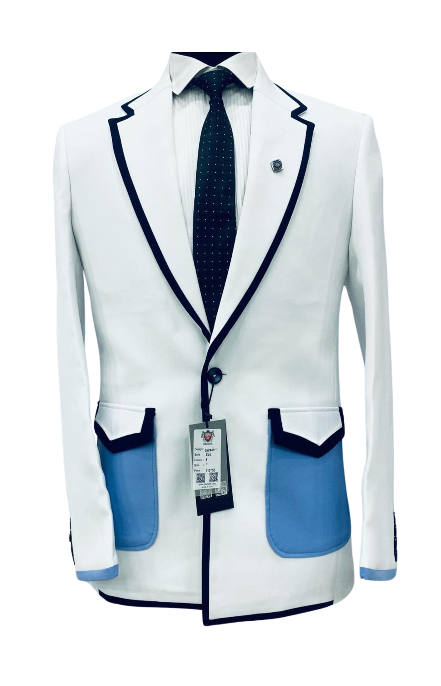 Costume bleu pour homme Tealish - Une tenue audacieuse et élégante pour chaque occasion