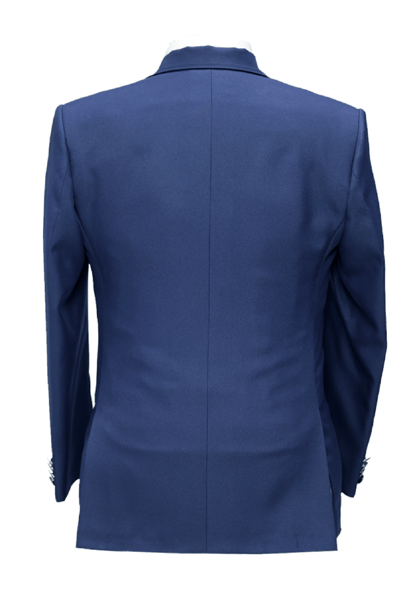 Men’s Royal Blue 3-Piece Suit with Beige Waistcoat – Modern Formal Wear