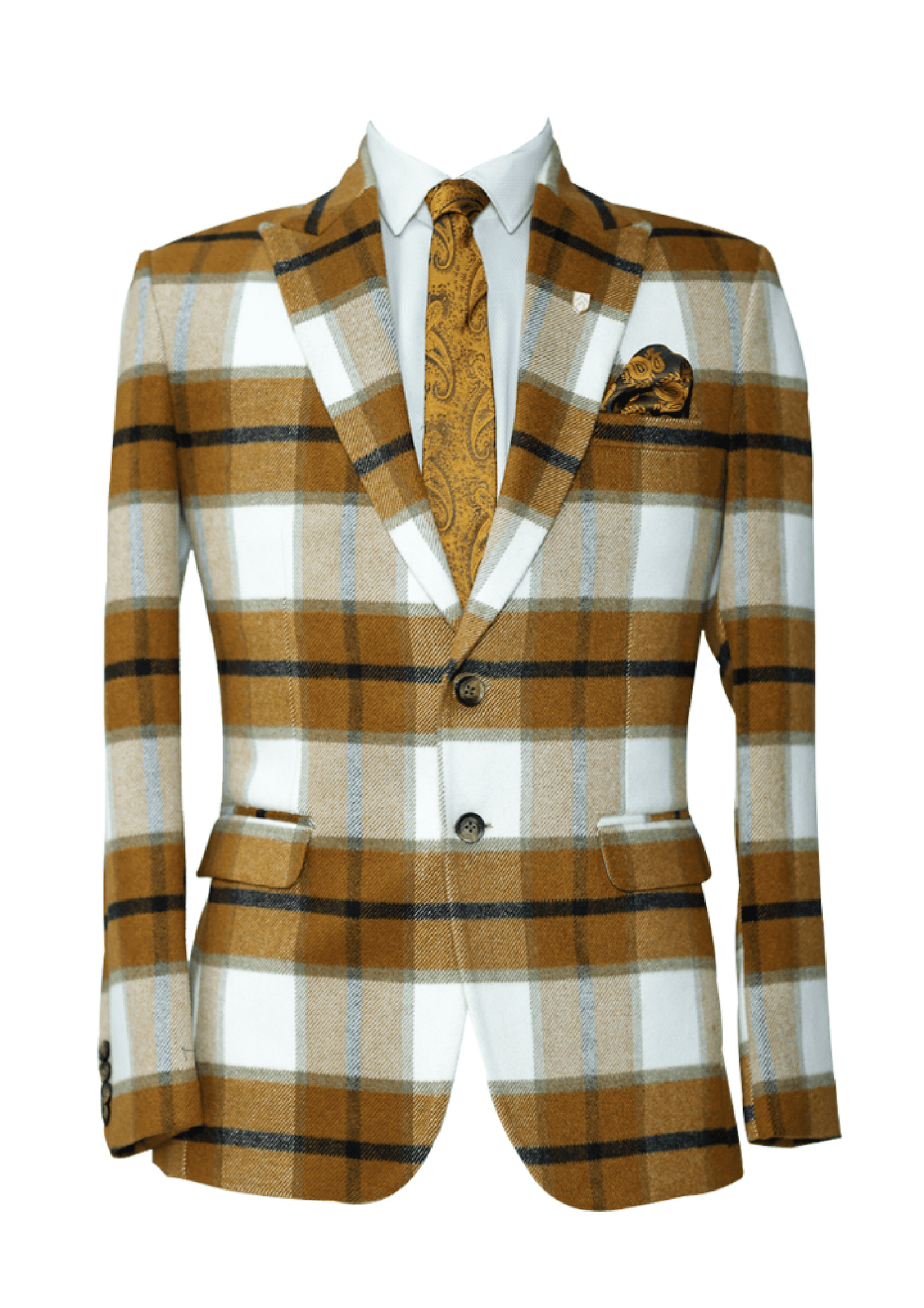 Men’s Milk-Chocolate Suit – Tailored Style for Weddings & Business