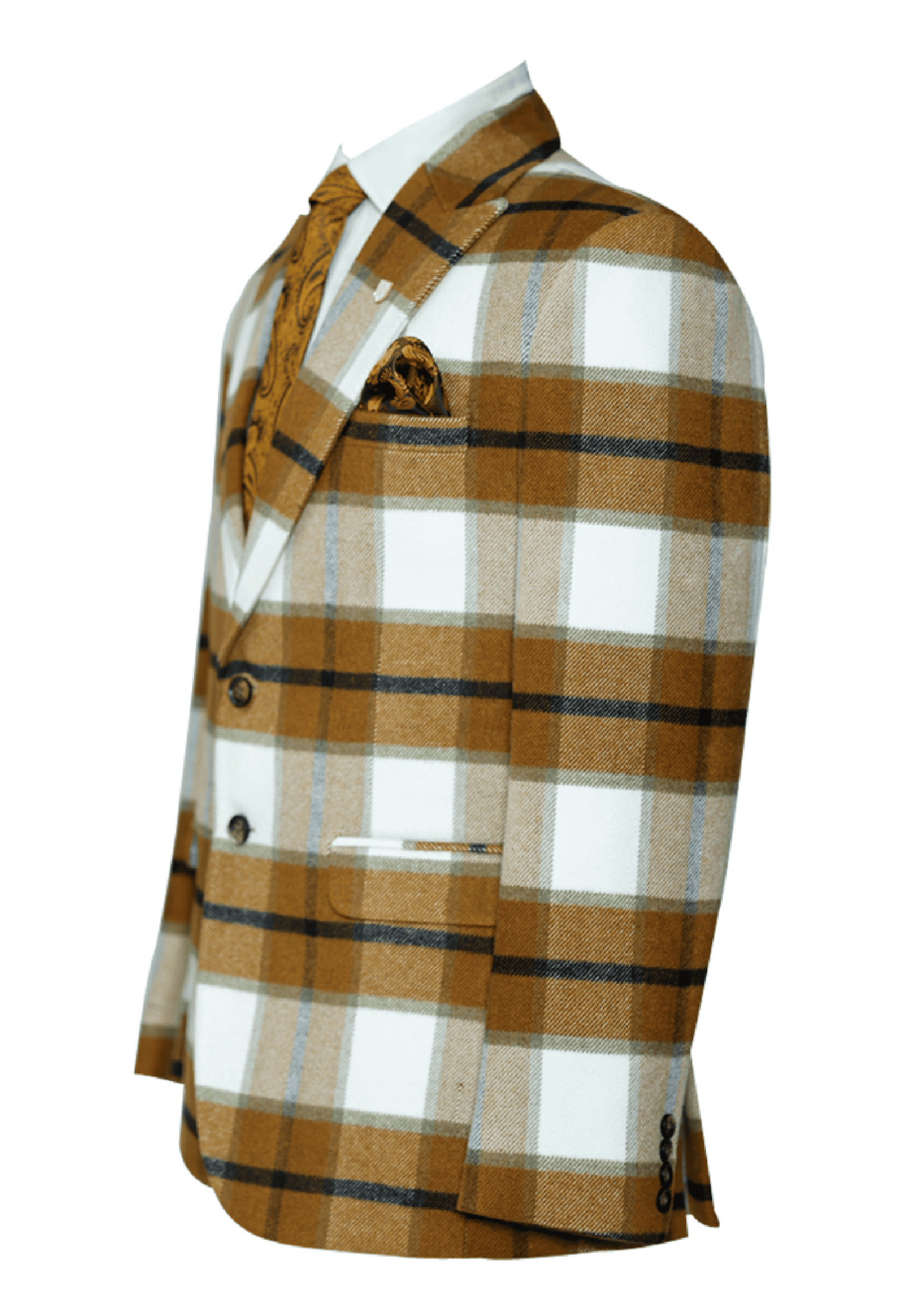 Men’s Milk-Chocolate Suit – Tailored Style for Weddings & Business