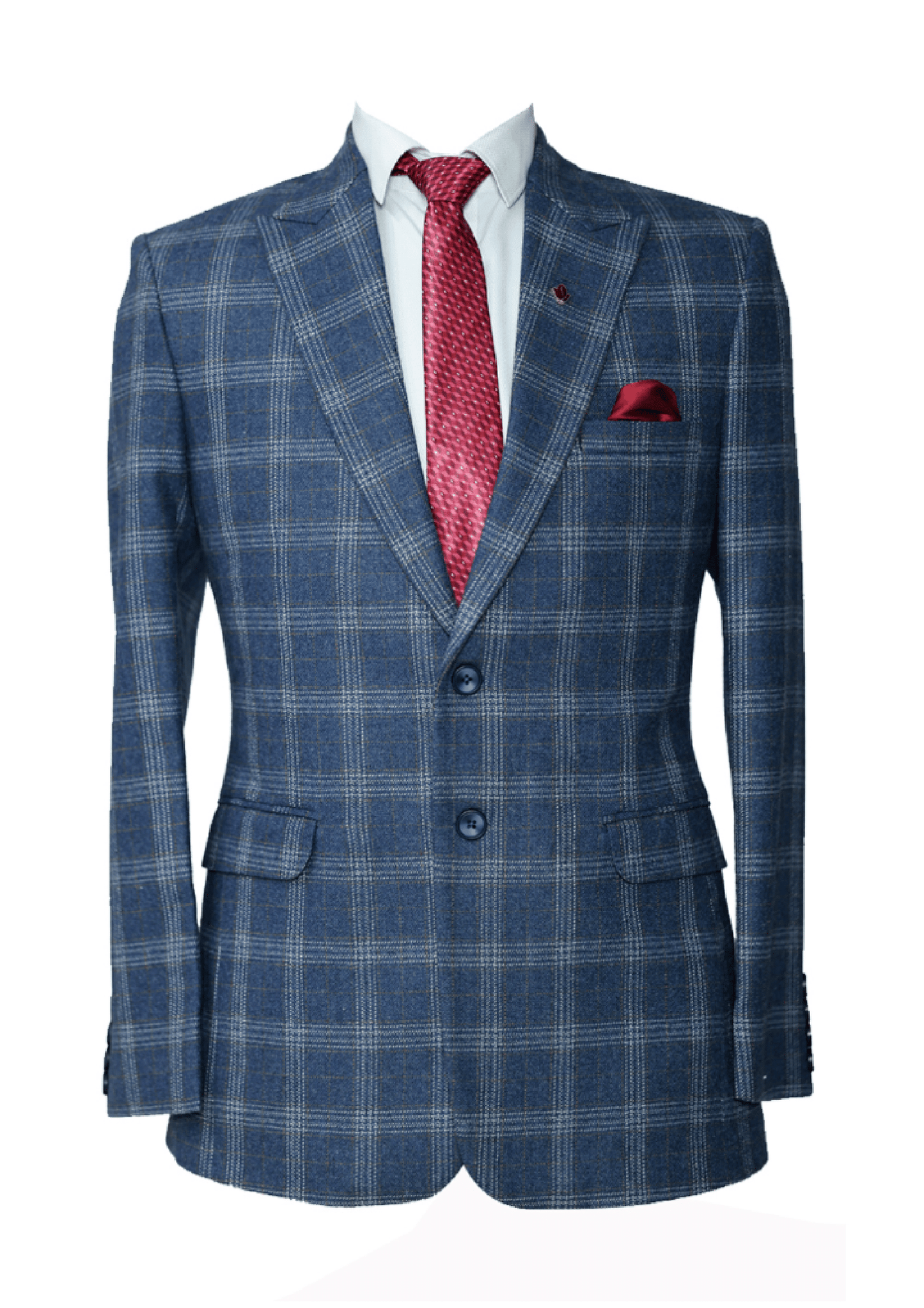 Dark Grey-Blue Men’s Blazer – Modern Wedding & Business Suit Jacket