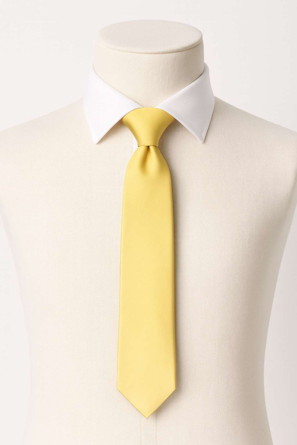 Classic Solid Satin Tie – Elegant Formal & Casual Wear for Men