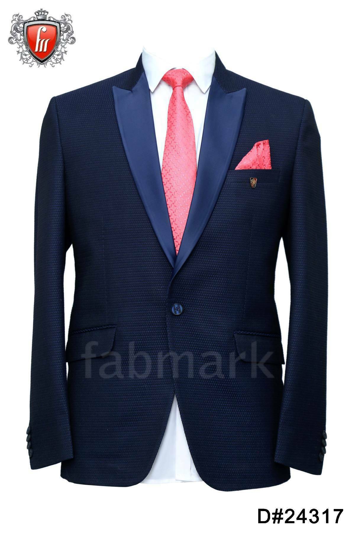 Fabmark Designer Blue Tux Blazer