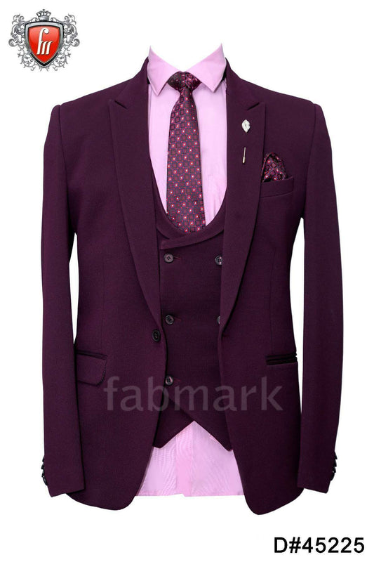 Fabmark Dark Cherry Suit