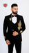 Men’s Black & Gold Statement Suit – Royal Look for Grand Occasions