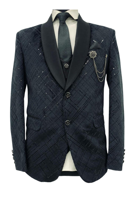 Costume bleu pour homme Tealish - Une tenue audacieuse et élégante pour chaque occasion
