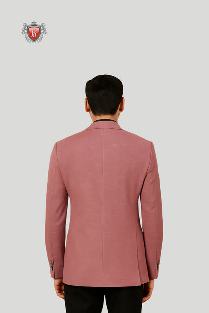 Tailored Dusty Pink Blazer for Modern Men – Own the Spotlight in Style
