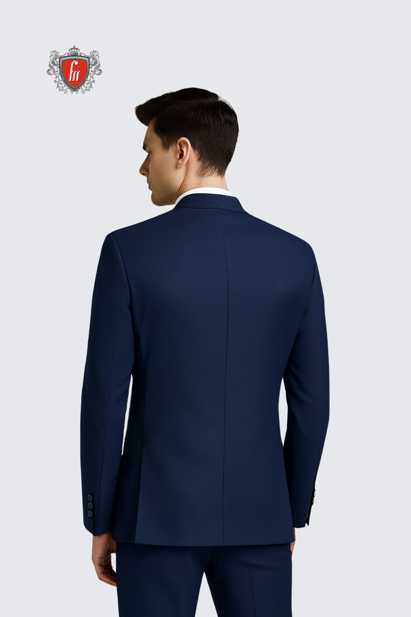 Men’s Ebony Clay Tailored Suit – Refined Formalwear for Weddings & Business