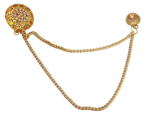 Fabmark Golden Brooch