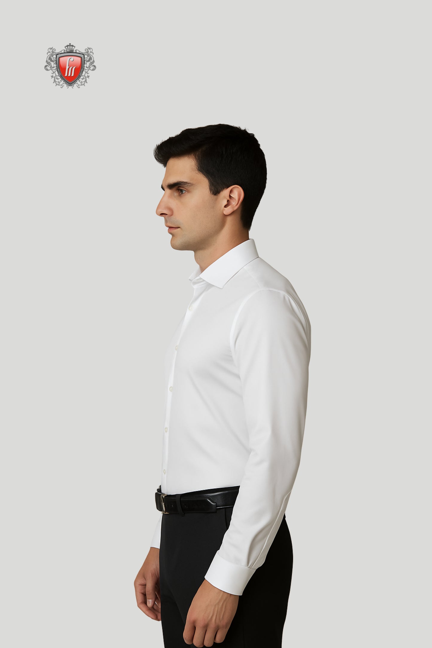 Men’s Classic White Formal Shirt – Timeless Elegance for Every Occasion