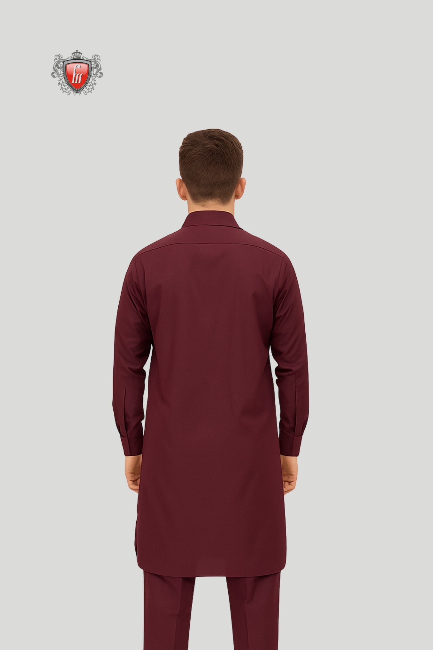 Men’s Majestic Maroon Kurta Pajama – Bold Elegance Redefined