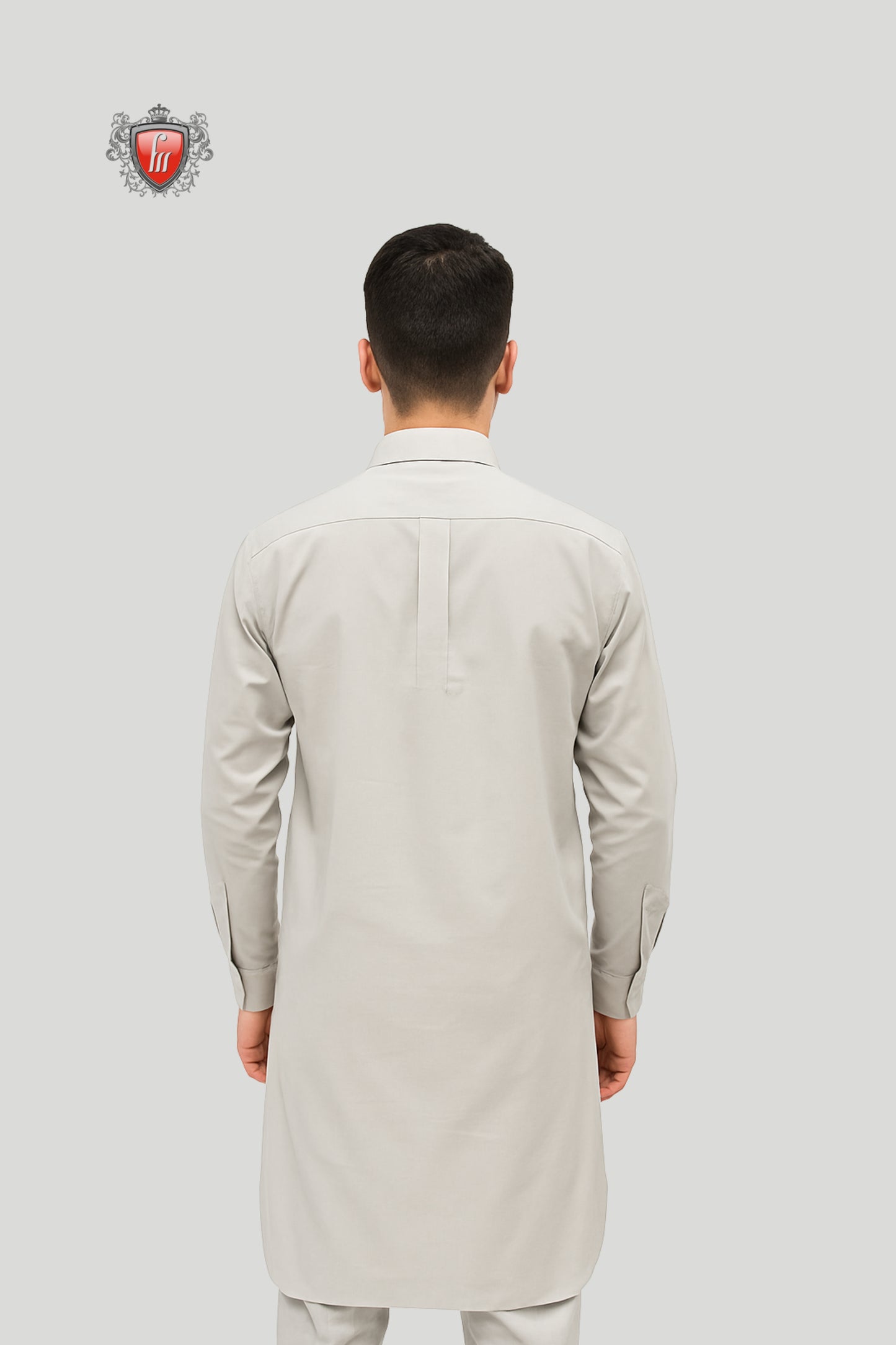 Elegant Ash Grey Kurta Pajama – Premium Men’s Ethnic Wear