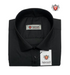 Chemise en coton bleu uni Fabmark