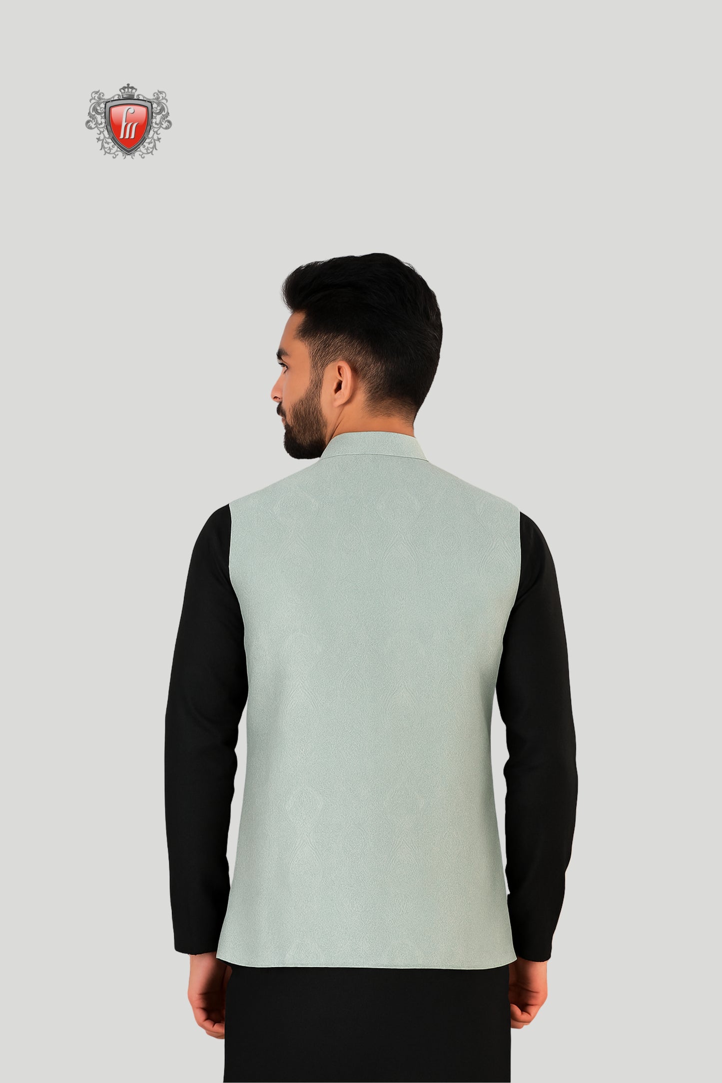 Light Grey Waistcoat with Minimal Detailing – Classic Modern Elegance