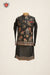 Heritage Black Kurta Set with Royal Printed Jacket