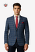 Dark Grey-Blue Men’s Blazer – Modern Wedding & Business Suit Jacket