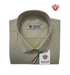 Fabmark Beige Diamond Textured Cotton Dress Shirt<p style=